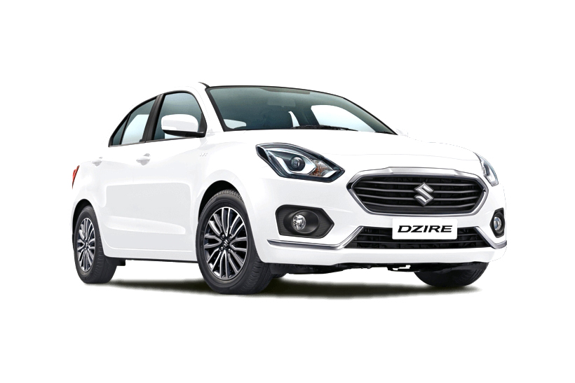 White Swift Dzire car 4 Seater Madurai Taxi Tariff best for tour packages in Tamil Nadu
