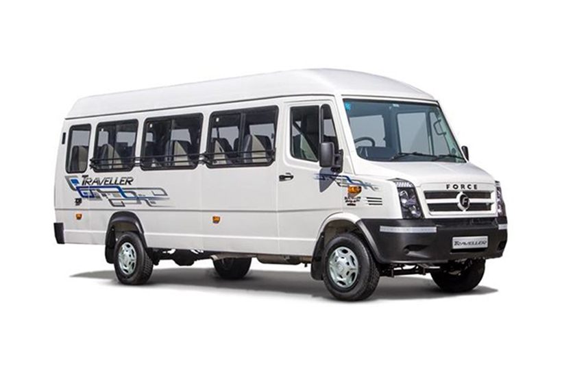 17 Seater Tempo Traveller Madurai for group tour packages from Madurai
